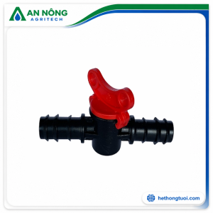 Van khóa nối thẳng ống 25mm × 25mm dùng cho hệ thống tưới