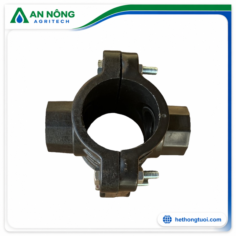 Đai khởi thủy đôi nhựa 90 x 3/4