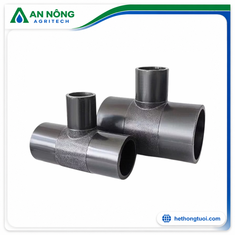 Tê thu hàn HDPE D90x75