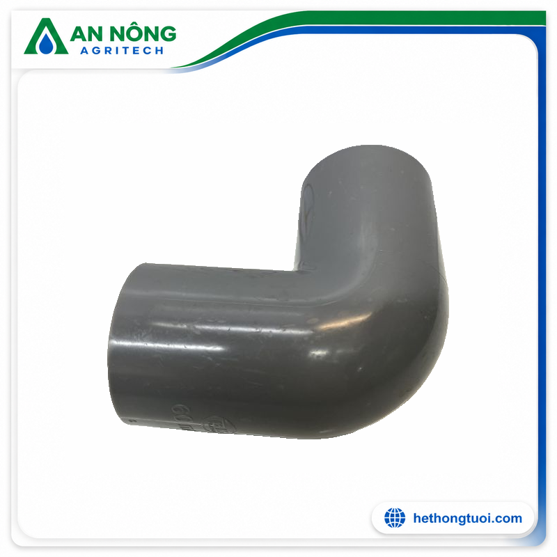 Nối góc 90 độ phun u.PVC BS DN 60 dày