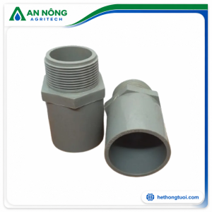 Nối ren ngoài uPVC 27 dày