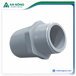 Nối ren ngoài uPVC 34 dày