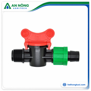 Van khóa ren ngoài 21mm uPVC nối đai ren vặn khóa dây dẹp nhỏ giọt 16mm * 21mm Oring EPDM bảo hành 2 năm