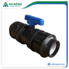 Van PP 2 đầu rắc co HDPE 63x63