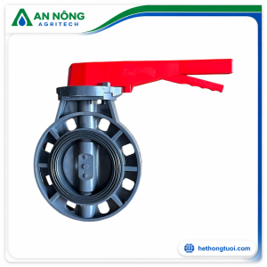 Van tay bướm bằng nhựa PVC, hiệu YWIN, kt đường kính trong 90mm, hàng mới 100%